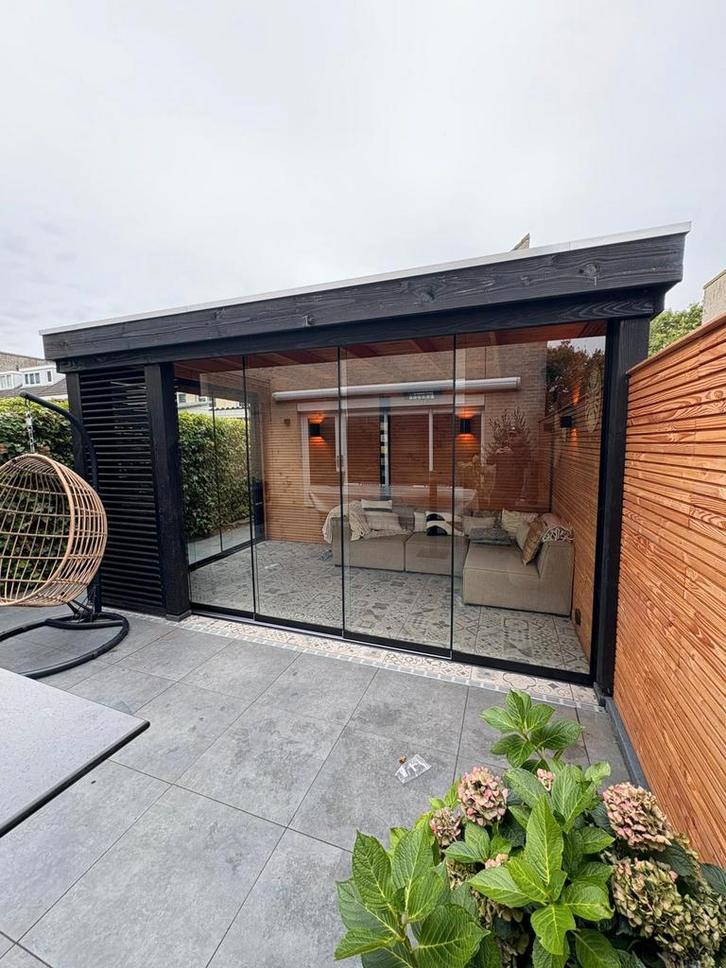 Glazen schuifwanden voor uw overkapping of veranda – held, Tuin en Terras, Overkappingen, Nieuw, Veranda, Ophalen of Verzenden