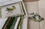 Compleet borduurpakket kussen motief vogels, Ophalen of Verzenden, Zo goed als nieuw, Borduurpakket