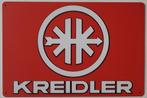 Kreidler logo rood reclamebord van metaal wandbord decoratie