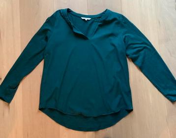 Groene Sandwich Longsleeve - Prachtige Kleur! Smal beschikbaar voor biedingen