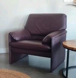 Leolux Bora Beta. Leer, Huis en Inrichting, Fauteuils, Zo goed als nieuw, Leer, 75 tot 100 cm, 75 tot 100 cm, Ophalen of Verzenden
