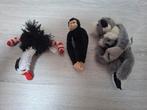 Knuffel dieren set: Struisvogel, Aap, Koala, Ophalen of Verzenden, Zo goed als nieuw, Overige typen