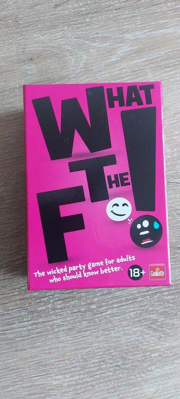 WTF what the F 18+ spel goliath party game kaartspel  beschikbaar voor biedingen