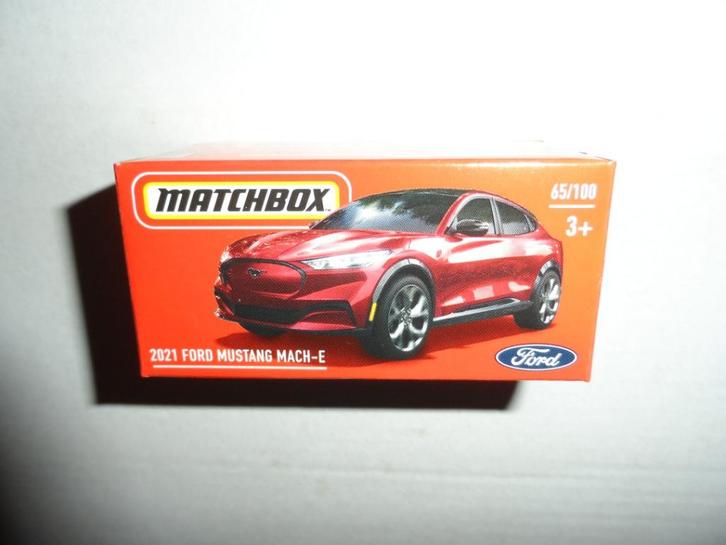 Matchbox Powergrabs - 2021 Ford Mustang Mach-E - 1:64, Hobby en Vrije tijd, Modelauto's | Overige schalen, Nieuw, Auto, Ophalen of Verzenden