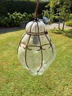 Lamp old look glas. retro, Ophalen of Verzenden, Glas, Minder dan 50 cm