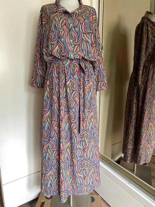 vrolijke jurk XL multicolor travelstof NIEUW, Kleding | Dames, Jurken, Zo goed als nieuw, Maat 46/48 (XL) of groter, Overige kleuren