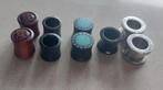 Set stretchers, tunnels en piercings, Sieraden, Tassen en Uiterlijk, Piercings, Ophalen, Gebruikt, Staal, Overige typen