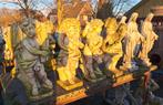 Set jaargetijden mooie oude stenen putti cherubijn beelden, Ophalen