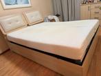 BeigeBeschrijvingbeige bed inclusief matras en hoofdboord, Huis en Inrichting, Slaapkamer | Boxsprings, Verzenden, Tweepersoons