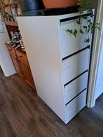Te koop gebruikte grijze metalen 4 ladenkast / archiefkast m, Ophalen, Minder dan 50 cm, Gebruikt, 100 tot 150 cm