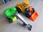 Zandbak speelgoed graafmachines, Ophalen, Gebruikt