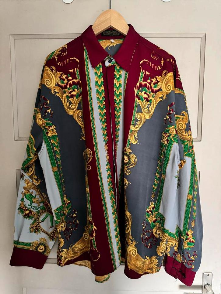Vintage Armstrong Overhemd - John de Wolff Collectie, Kleding | Heren, Overhemden, Halswijdte 41/42 (L), Overige kleuren, Ophalen of Verzenden