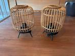 Set van 2 rotan nachtlampjes, Huis en Inrichting, Ophalen, Zo goed als nieuw, Overige materialen