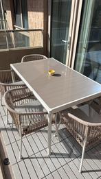 IKEA SEGERÖN tuinset balkon buiten tafel stoelen wit beige, Tuin en Terras, Tuinsets en Loungesets, Ophalen of Verzenden, Zo goed als nieuw