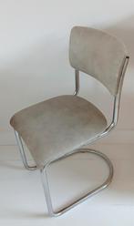 Vintage Gispen 1001 Buisframe Stoel, (Elephant), Huis en Inrichting, Stoelen, Ophalen, Metaal, Mid-Century, Eén