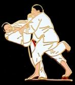 Judoka pin- wit emaille, Verzamelen, Speldjes, Pins en Buttons, Verzenden, Nieuw, Sport, Speldje of Pin