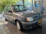 Nissan Micra 1.4 60KW 3D N-cvt 2002 Grijs, Stof, 4 cilinders, 840 kg, Origineel Nederlands