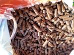 Tekoop Plospan bruine mix houtpellets,  in 14 & 10kg  zakken, Minder dan 3 m³, Ophalen of Verzenden, Overige houtsoorten, Blokken