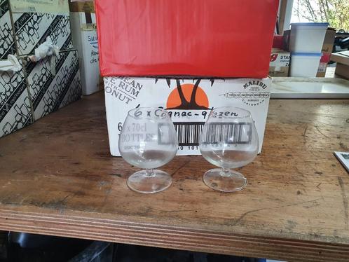 Gognac glazen- 54 stuks, Verzamelen, Glas en Borrelglaasjes, Zo goed als nieuw, Borrel- of Shotglas, Ophalen