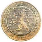Willem 3 - 2,5 Cent brons 1877 zf/zf+  (4039, Postzegels en Munten, Munten | Nederland, Overige waardes, Ophalen of Verzenden