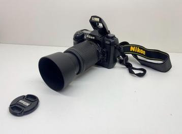 NIKON D100 Digitaal spiegelreflex camera met 55-200mm lens beschikbaar voor biedingen
