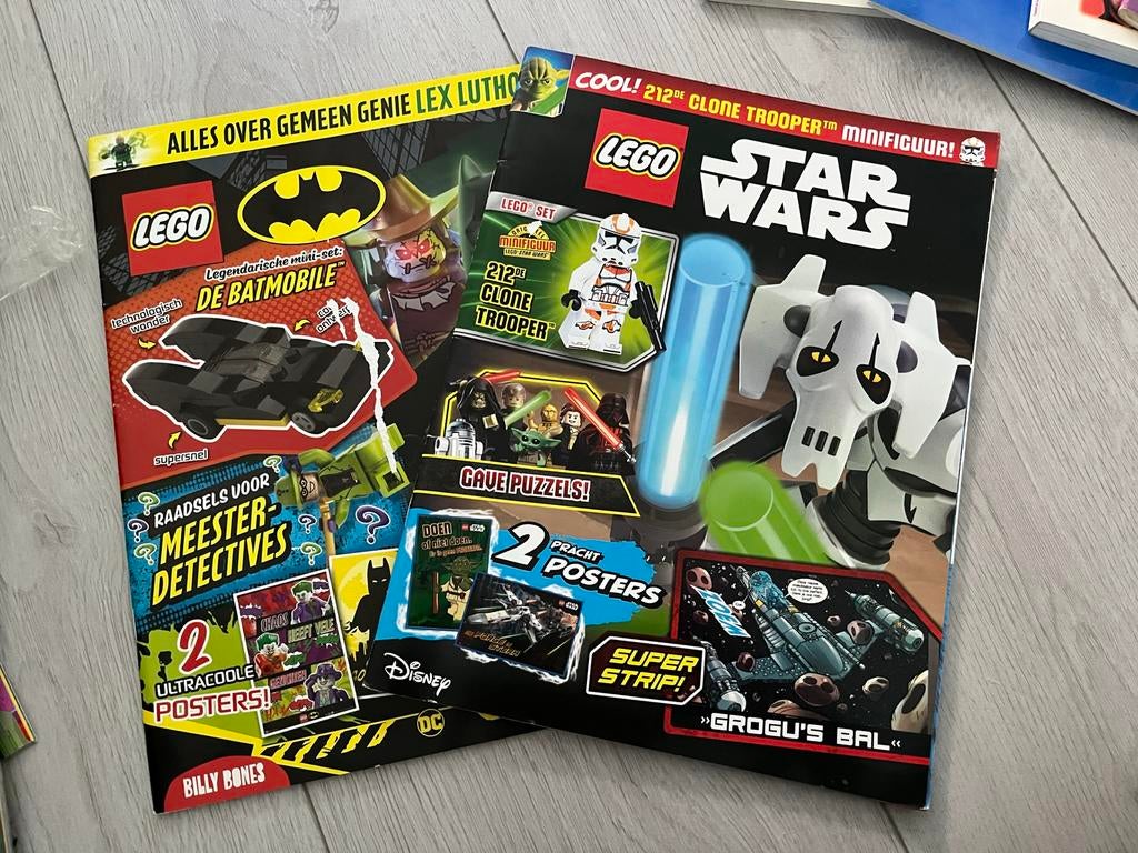 LEGO Tijdschriften: Batman & Star Wars, Ophalen of Verzenden, Zo goed als nieuw, Muziek, Film of Tv