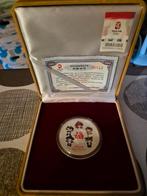 Zeldzame Burundi Olympische Munt 2008, Postzegels en Munten, Ophalen of Verzenden, Burundi, Losse munt, Zilver