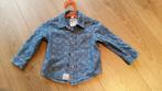 Blauw overhemd (jongen), Hema, maat 86/92, Ophalen, Zo goed als nieuw, Overhemdje of Bloesje, Hema