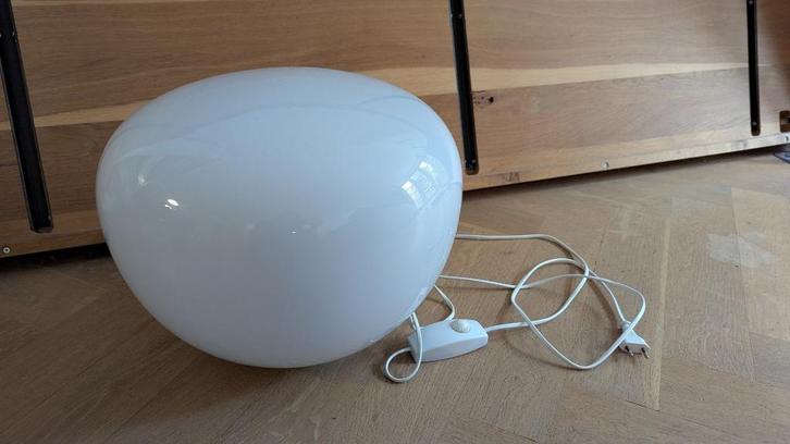 Jonisk vloerlamp, Huis en Inrichting, Lampen | Vloerlampen, Gebruikt, Minder dan 100 cm, Kunststof, Metaal, Ophalen