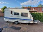 Hobby de Luxe 400SF (eventueel met stalling), Caravans en Kamperen, Caravans, Hobby, Treinzit, 750 - 1000 kg, Particulier