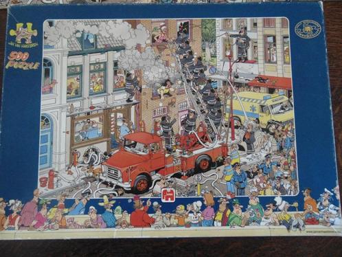 van Haasten Puzzel 500 stukjes Brand Meester, Hobby en Vrije tijd, Denksport en Puzzels, Zo goed als nieuw, Legpuzzel, 500 t/m 1500 stukjes