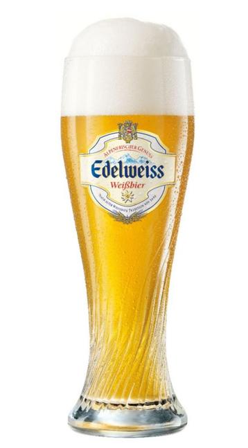 GEZOCHT: Edelweiss Weissbier glas