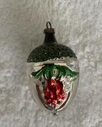 Antieke kerstbal: Eikel met motief, Diversen, Kerst, Ophalen of Verzenden, Gebruikt