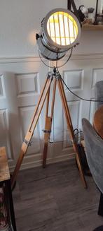 Leuke industriële filmlamp, Ophalen, Zo goed als nieuw, Glas, 150 tot 200 cm