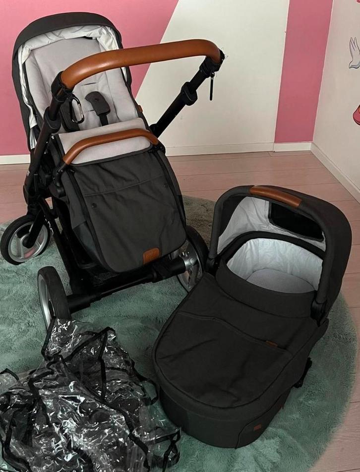 Mutsy Nio kinderwagen/ buggy-pine green, Kinderen en Baby's, Kinderwagens en Combinaties, Gebruikt, Kinderwagen, Mutsy, Met reiswieg