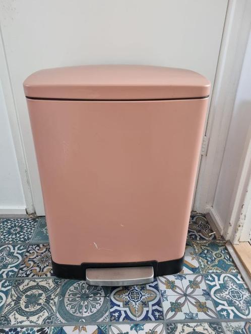 Brabantia 2-vaks prullenbak, Huis en Inrichting, Woonaccessoires | Prullenbakken, Gebruikt, Minder dan 50 cm, 40 liter of meer