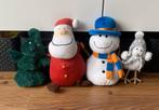 Kerst Knuffels 4 stuks, Ophalen of Verzenden, Gebruikt