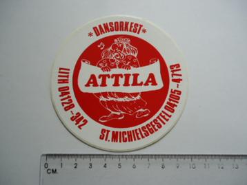 sticker St Michielsgestel Attila orkest band retro Lith dans