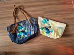 Desigual shopper, kleur blauw, maat 30x25x22, Ophalen of Verzenden, Zo goed als nieuw, Blauw, Shopper
