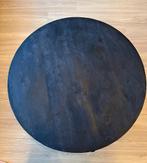 Salontafel mangohout Zwart - Heerhugowaard of Hoofddorp, Huis en Inrichting, Ophalen, Zo goed als nieuw, Rond, 50 tot 100 cm