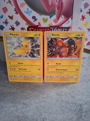 Pikachu en Raichu 66/236 en 67/236 - 2019 beschikbaar voor biedingen