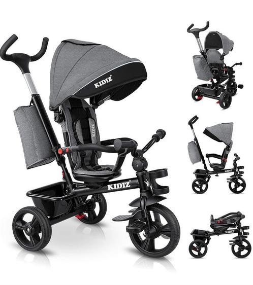 NIEUW Kinderfiets kleur zwart, Kinderen en Baby's, Kinderwagens en Combinaties, Nieuw, Overige merken, Verstelbare duwstang, Ophalen of Verzenden