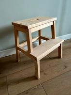 Opstap-kruk massief hout, Ophalen, Zo goed als nieuw, Hout