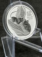Australië Lunar Mouse 2020 50ct zilver 1/2 oz (.999), Zilver, Ophalen of Verzenden