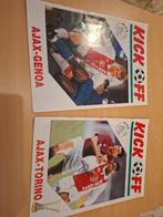 Ajax Kick Off Programma's - Genoa & Torino, Verzamelen, Verzenden, Zo goed als nieuw, Ajax, Boek of Tijdschrift