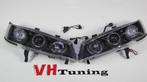Sonar SK3302-ACD94 BMW E36 Angel eyes koplampen zwart, Auto diversen, Ophalen of Verzenden