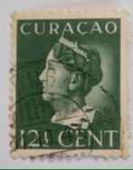 Curaçao 1941-1942 - nvph 143A - Koningin Wilhelmina, Postzegels en Munten, Ophalen of Verzenden, Gestempeld
