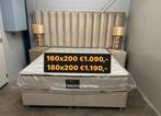 XL Boxspring tegen de beste prijs!, Huis en Inrichting, Nieuw, 160 cm, Ophalen of Verzenden, Tweepersoons