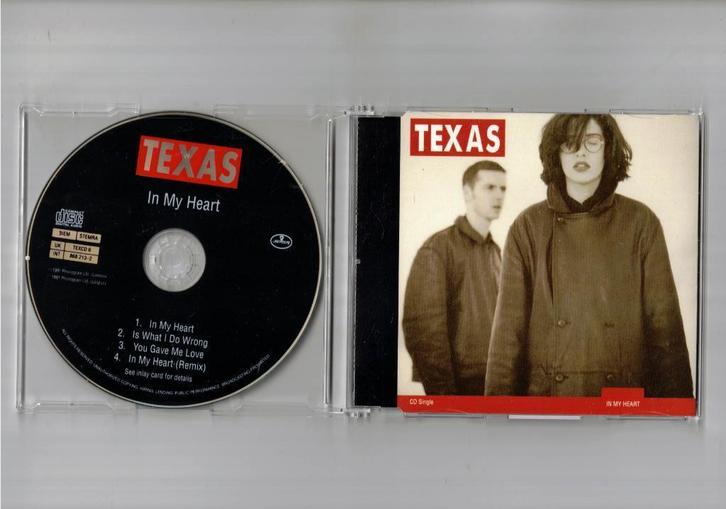 Texas - In my heart - 4 Track Maxi CD, Cd's en Dvd's, Cd Singles, Zo goed als nieuw, Pop, Ophalen of Verzenden