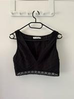 Crop top m, Maat 38/40 (M), Bisou’s project, Zwart, Ophalen of Verzenden